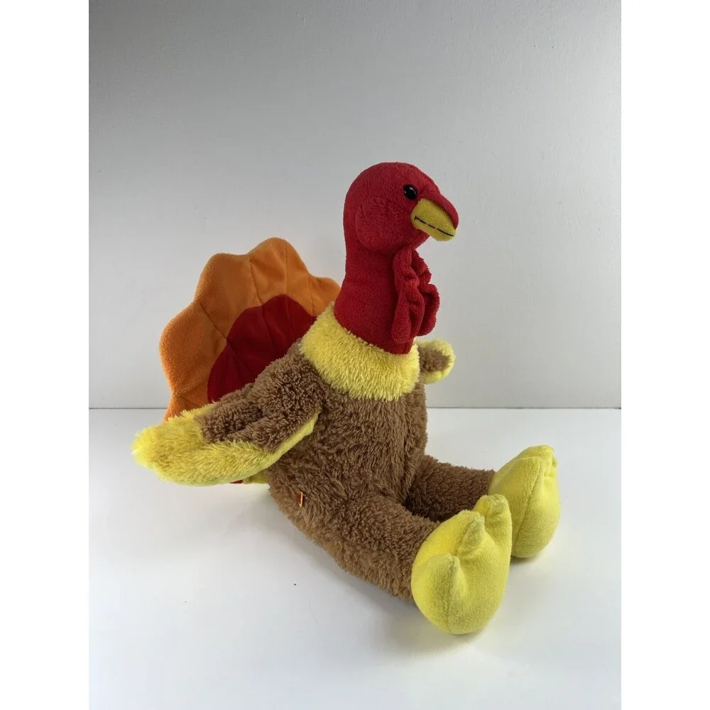 Build A Bear Workshop Thanksgiving Turkey Stuffed Animal Plush Toy 12” Holiday